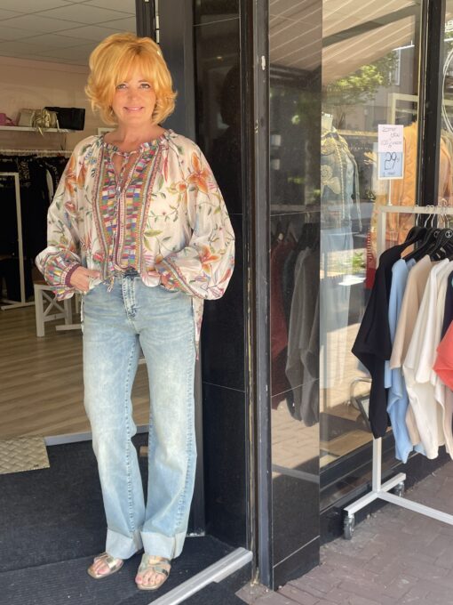 Jeans met omslag Mandy - Afbeelding 4