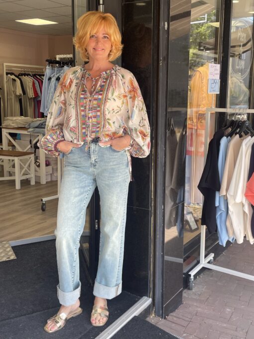 Jeans met omslag Mandy - Afbeelding 3