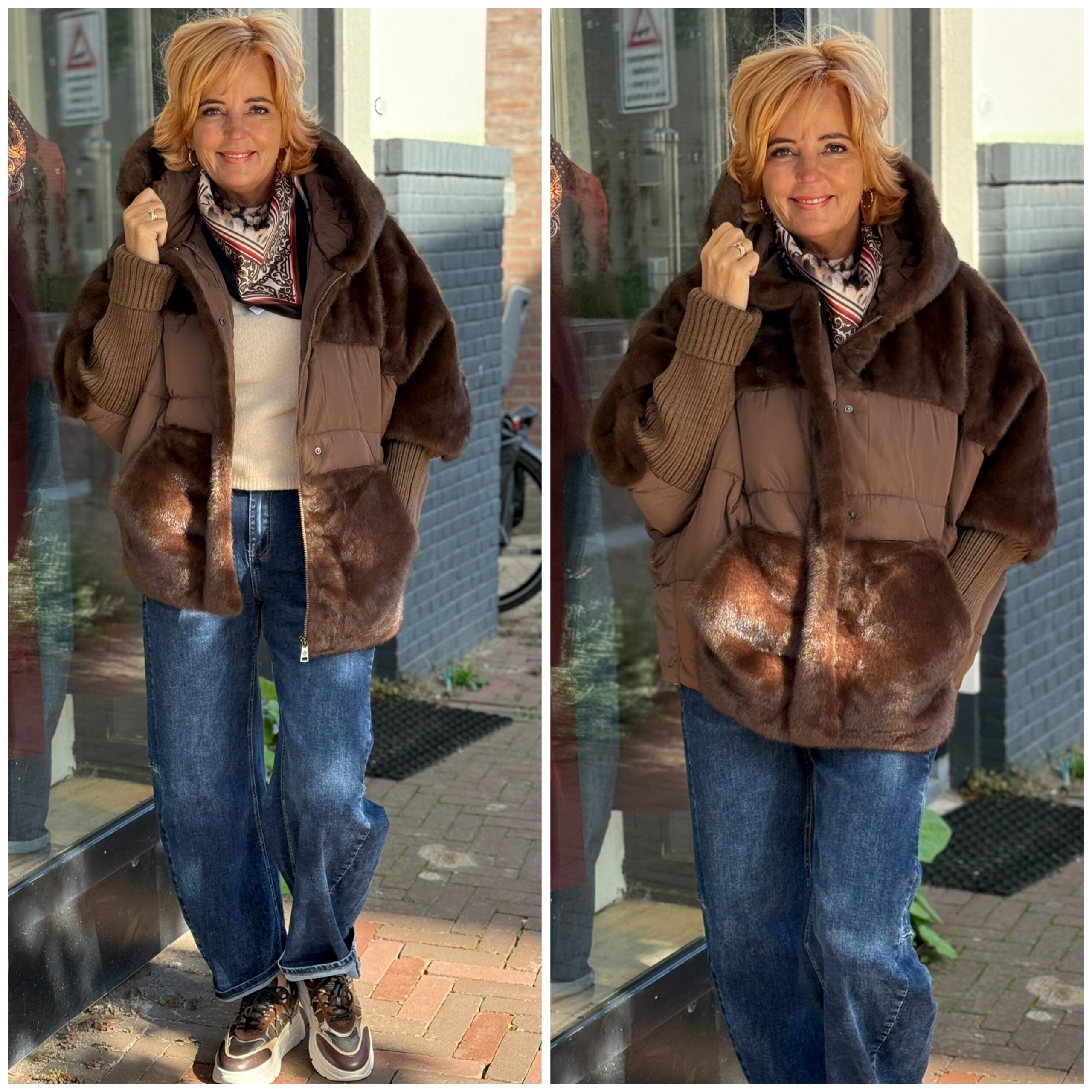 leinwände Faux Fur Jacket LEINWÄNDE Mama's Faux-fur Jacket